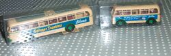 O-Bus ÜH-IIIs  mit Anhänger H0 in OVP - unbenutzt ! „Solinger Tageblatt“