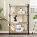 Bücherregal Böden Regal Bücherschrank Standregal Büroregal Holzwerkstoff vidaXL