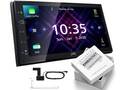 JVC KW-M565DBT DAB+ Autoradio für Ford Fiesta 2008-2013 silber mit Display