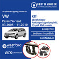 Für VW Passat Variant B6 Typ 3C5 03.2005-11.2010 AHK abn. +13pol spez E-Satz TOP