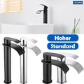 Waschtischarmatur Wasserfall Wasserhahn Waschbecken Badarmatur Badezimmer