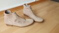 Echt Leder Stiefeletten beige / 100% suede leather boots