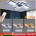 LED Deckenlampe Moderne Deckenleuchte Schlafzimmer Wohnzimmer Dimmbar 90*50cm