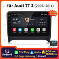 4G LTE 9" Android 13 Autoradio 8-Kern 6+128GB GPS Navi WIFI für AUDI TT MK2 8J