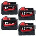 2x Original Akku Für Milwaukee M18 M18B5 18V XC 5.0Ah 12.0Ah Li-Ion 48-11-1860