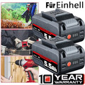 2x 5.5Ah Akku Für Einhell 18V Ersatzakku POWER X-CHANGE Lithium PXC Batterien