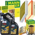 MANN INSPEKTIONSPAKET+FUCHS 5W-30 MOTORÖL passend für MERCEDES W176 246 180-200