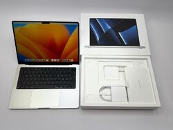 Apple MacBook Pro 14“ M2 PRO 10C CPU 16C GPU 512 GB SSD 16 GB Ram 2023 SILBER