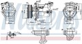 Kompressor Klima Klimaanlage Klimakompressor für Renault Nissens 890042 2012 ->