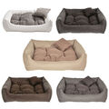 Hundebett Hundekissen Hundesofa Katzenbett Hundekorb Kunst Leder M L XL XXL XXXL