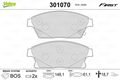 VALEO 301070 Bremsbelagsatz, Scheibenbremse für CADILLAC CHEVROLET OPEL