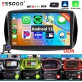 DAB+ Für Smart Fortwo 453 2014-2019 4+64G Carplay Android15 Autoradio GPS Nav FM