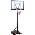 Basketballständer Basketballkorb mit Rollen Korbanlage Outdoor Basketballanlage