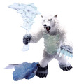 Schleich Blizzard Bär mit Waffe (42510) Original Eisbär mit beweglichen Armen