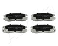 Ashika 51-05-594 Bremsbelagsatz, Scheibenbremse für CHRYSLER HYUNDAI MITSUBISHI