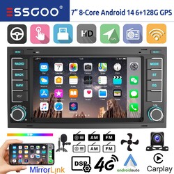 Für VW T5 Transporter Carplay 6+128G Android14 Autoradio GPS AM FM BT RDS 4G Kam