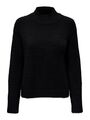 JDY Damen Pullover Flauschiger Langarm Stehkragen Sweater Gestrickt JDYJOLA NEU