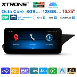 XTRONS 10,25" Android 14 Autoradio 8G+128G GPS Navi CarPlay  MERCEDES W212 S212