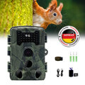 Wildkamera 58MP 2700P Video Jagdkamera Bewegungsmelder Nachtsicht mit SD-Karte