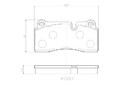 BREMBO Bremsbelagsatz, Scheibenbremse P 06 111 für BMW