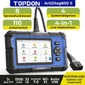 TOPDON AD600S Profi Auto Diagnosegerät KFZ OBD2 Scanner 4 System 8 Funktion TPMS