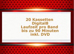 Digitalisieren von VHS, VHS-C, Hi8, Video8, Digital8, MiniDV auf DVD o. Stick