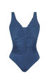 Sunflair Basic Badeanzug Softcup 46 E Nachtblau unterlegt Blau UVP 74,95 Euro