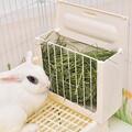 Heuregal Käfig Futterspender Heufutterautomat für Kaninchen Kleintiere Nagetiere
