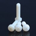 M2 M2.5 - M8 Kunststoff Linsenkopfschrauben Kreuzschlitz Schrauben Weiß Nylon
