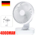 USB Tischventilator Computer Ventilator Lüfter Mini Fan Schreibtisch Leise weiß
