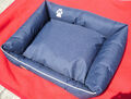 Hundebett Hundekorb Hundekissen Hundesofa Liegeplatz Polyester Korb Gr. S Blau