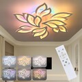 RGB LED Deckenleuchte Dimmbar Deckenlampe mit Fernbedienung Wohnzimmer  Eingang