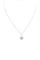 Halskette Damen Kette silberfarben-creme-dunkelgrün Elegant