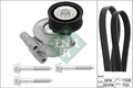 INA 529 0192 10 Keilrippenriemensatz für FORD,VOLVO