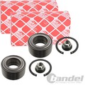 2X FEBI BILSTEIN RADLAGER-SATZ HINTEN BEIDSEITIG PASSEND FÜR DACIA DUSTER