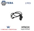 131433 ABS SENSOR DREHZAHLFÜHLER HINTEN HITACHI 2PCS NEU OE QUALITÄT
