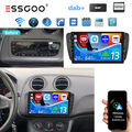 DAB+ 64GB Android 14 Carplay Für Seat Ibiza IV 6J 2009-13 Autoradio GPS RDS WIFI