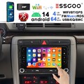 DAB Autoradio Für Audi A4 8E 8H B6 B7 2000-09 Carplay Android14 GPS NAV USB 64G