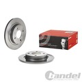 2X BREMBO BREMSSCHEIBEN 253mm VOLL HINTEN PASSEND FÜR FORD FIESTA