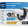 ANHÄNGERKUPPLUNG für Ford Transit Connect 03-13 starr BRINK +13polig E-Satz ABE