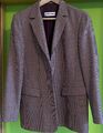 Gerry Weber Blazer Damen Business Jacke Kostümjacke Gr. EU 38 Braun Kleinkariert