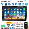 Doppel 2 Din Autoradio Stereo Bluetooth Touchscreen FM 4+64G Player GPS GPT NAVI