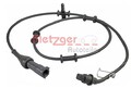 METZGER Sensor, Raddrehzahl 09001010 für JAGUAR