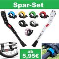 Fahrradständer Seitenständer Fahrrad Ständer 24 26 28 29 verstellbar Klingel SET
