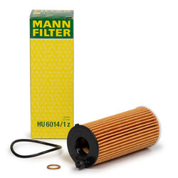 MANN HU6014/1z Ölfilter für BMW F20/21 F22/23 F30-34 F32-36 F10/11 G30 G11/12auch für BMW X3 F25 G01 + X4 F26 + X5 F15 F85