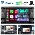 DAB+ 4+64GB CarPlay GPS Android 15 Autoradio BT Für VW Multivan V T5 Transporter