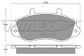 Bremsbelagsatz Scheibenbremse TOMEX Brakes TX 13-01 für OPEL RENAULT MOVANO X70