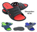 + Badeschuhe Badelatschen Pantoletten Saunaschuhe Sandale - Herren Gr. 45-50!