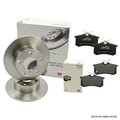 NK Bremsscheiben 253mm + Beläge hinten für AUDI A3 für VW Golf 5 6 Leon Octavia