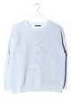OODJI ULTRA Rundhalspullover Damen Pullover Gr. DE 34 blau Casual-Look